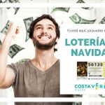 Cartel lotería de navidad en Bingo Costa Verde